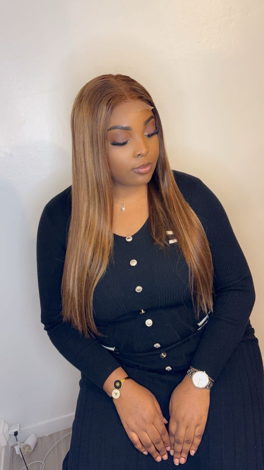 STRAIGHT CARAMEL/BLOND